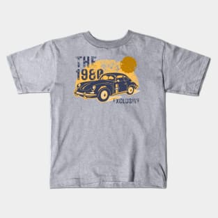 Retro 80s Vintage Car Kids T-Shirt